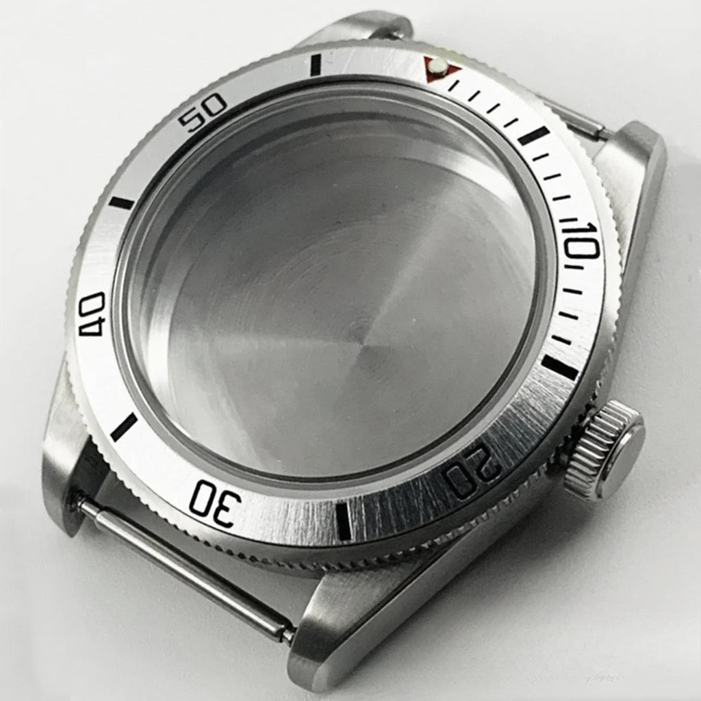 39MM Bezel Domed Sapphire Crystal Case for NH34 NH35 NH36 NH38 ETA 2824 PT5000