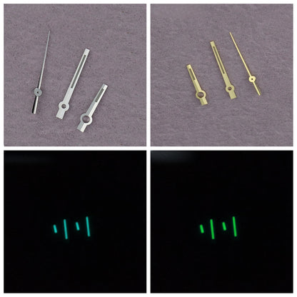 Silver Gold Watch Hands C3 BGW9 Luminous D Just Watch Pointers for NH35 Movement