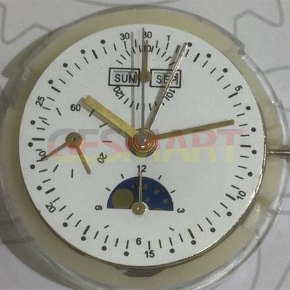 China Made 7750 7751 Automatic Mechanical Movement Small Second@9 Moon Phase@6