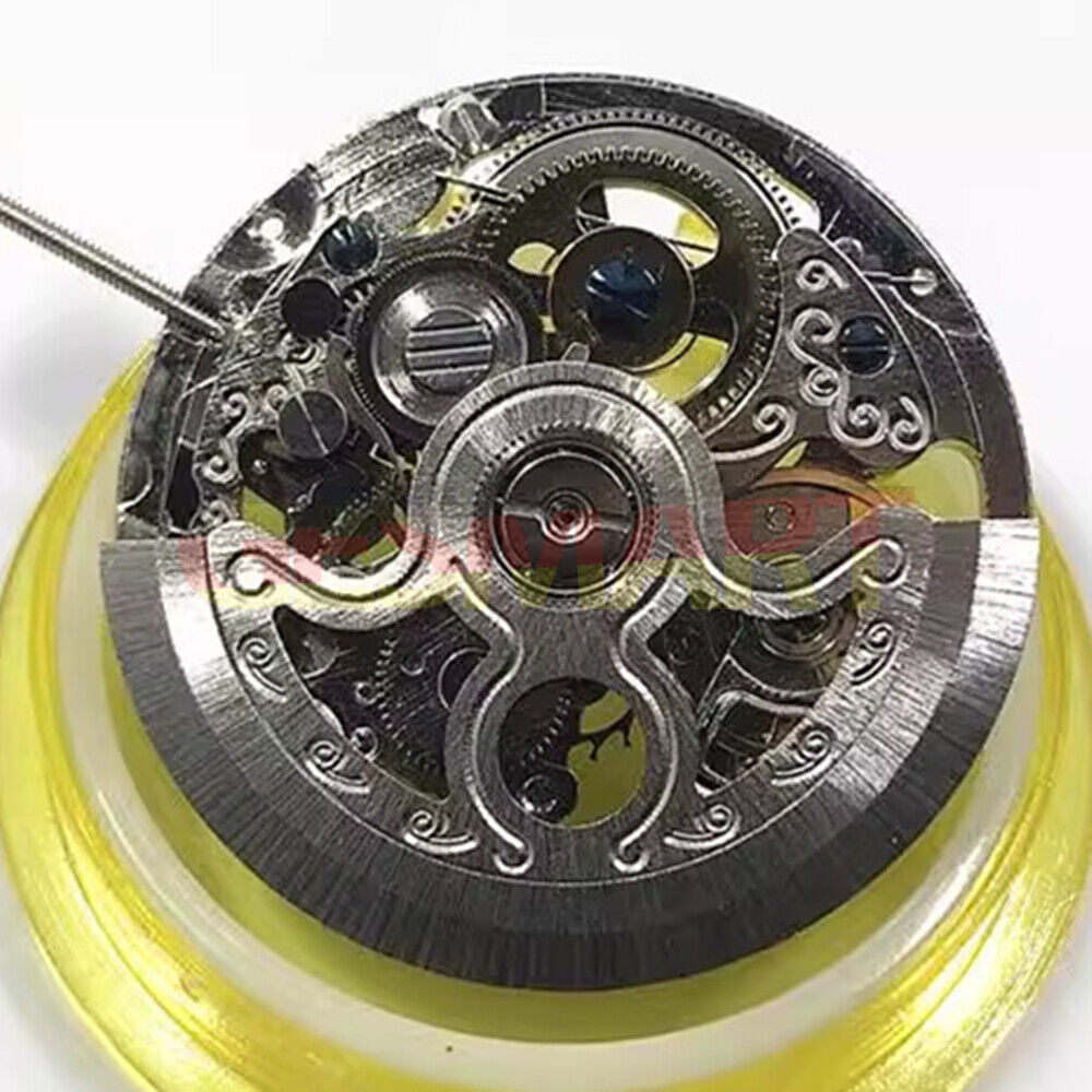 Hangzhou 2189 silver hollow automatic mechanical watch movement, precision engineered for watch accessories.