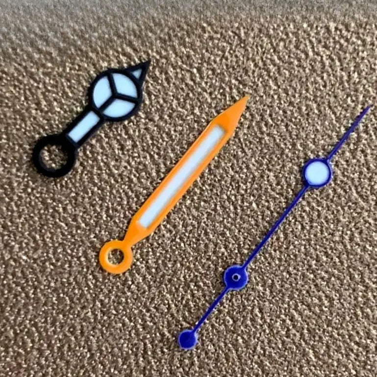 Orange Blue Watch Hands for Seiko NH35 NH36 Model 7s26 4r35 7009 Automatic