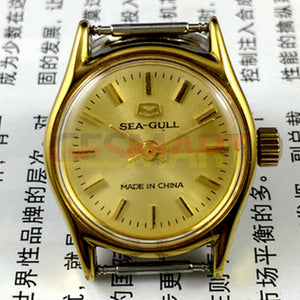 27mm Round Case Golden Nail China Tianjin Seagull Manual Mechanical Ladies Watch