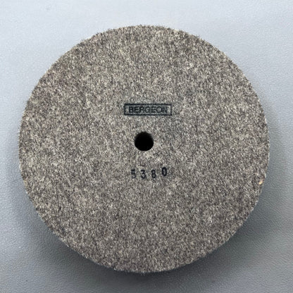 Swiss Bergeon 5380 Grey Felt Polishing Wheel