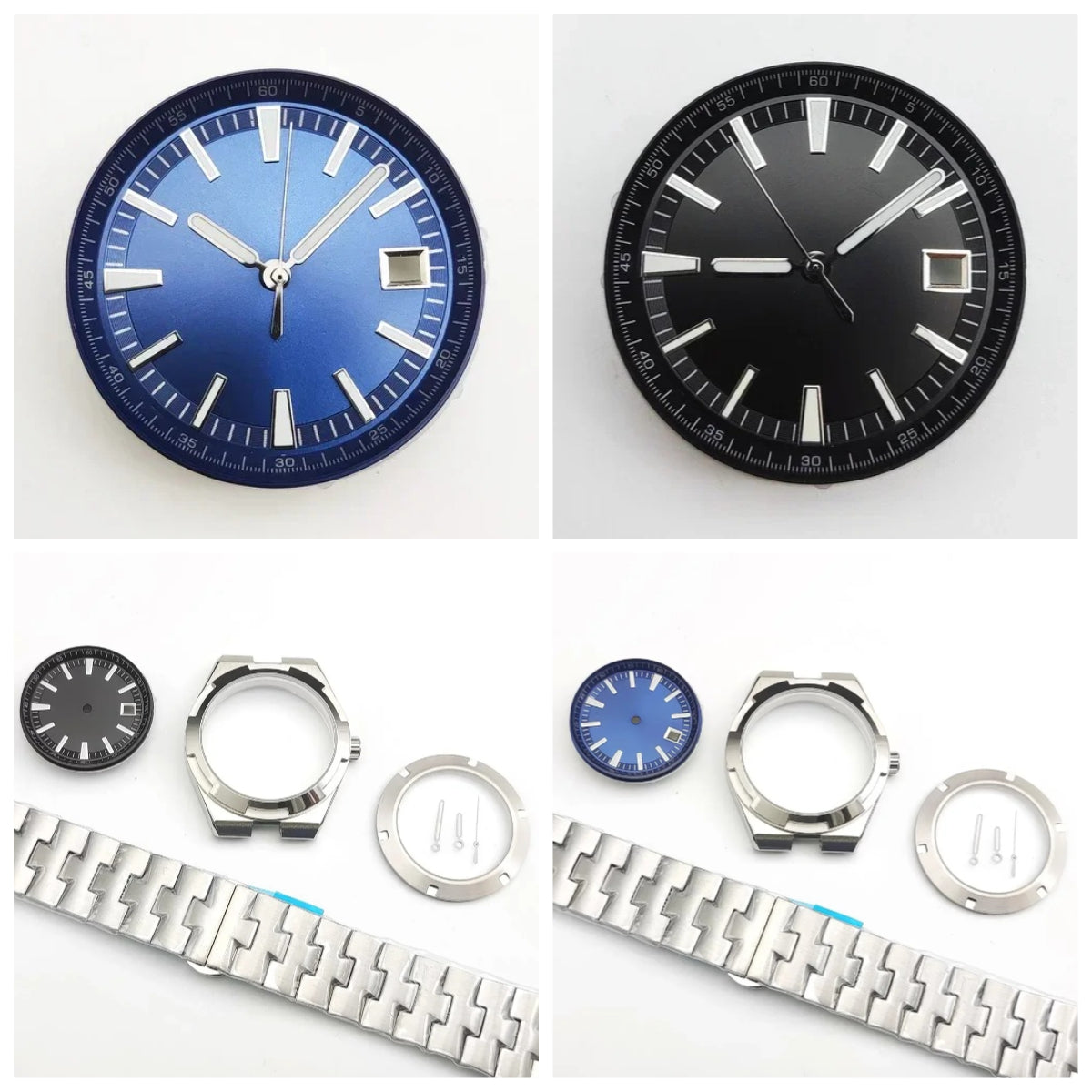 41mm Case Kit High-end Strap Sapphire Glass Watch Case for NH35/4R/NH36