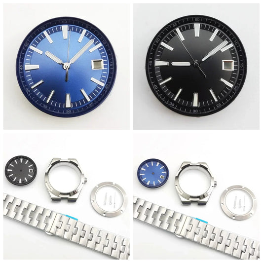 41mm Case Kit High-end Strap Sapphire Glass Watch Case for NH35/4R/NH36