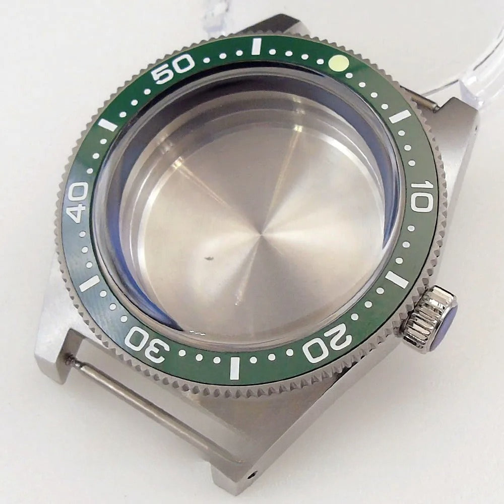 300M Diver 40mm Stainless Steel Watch Case with Ceramic Bezel fit NH35/NH36