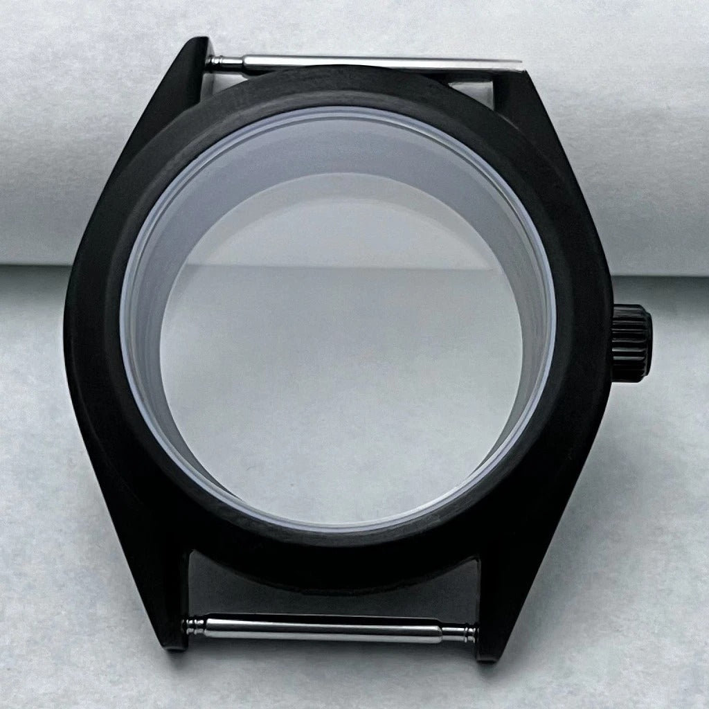 38mm Brushed Watch Case S Crown Suitable Fit NH35 NH36 Modified