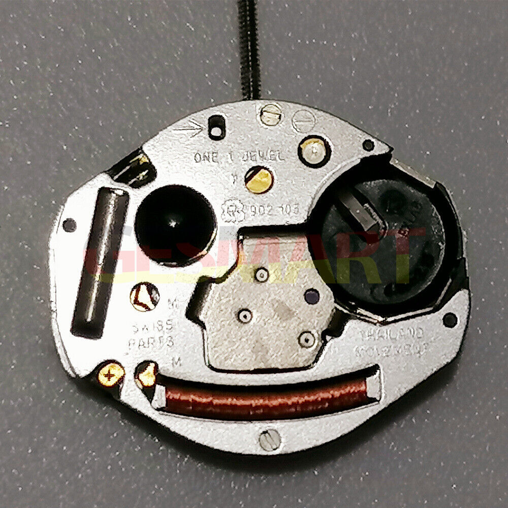 Montre <tc>ETA</tc> 902.105 à quartz, mouvement suisse à 3 aiguilles