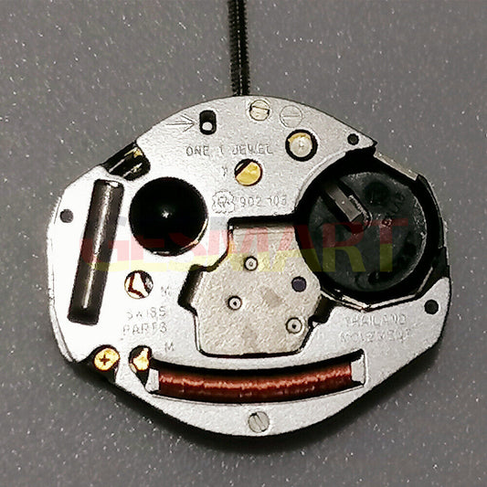 Montre <tc>ETA</tc> 902.105 à quartz, mouvement suisse à 3 aiguilles
