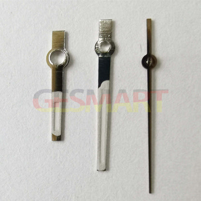 Aiguilles de montre lumineuses vertes avec garniture argentée 12,5 x 12,5 x 8,5 mm pour mouvement NH35 NH36