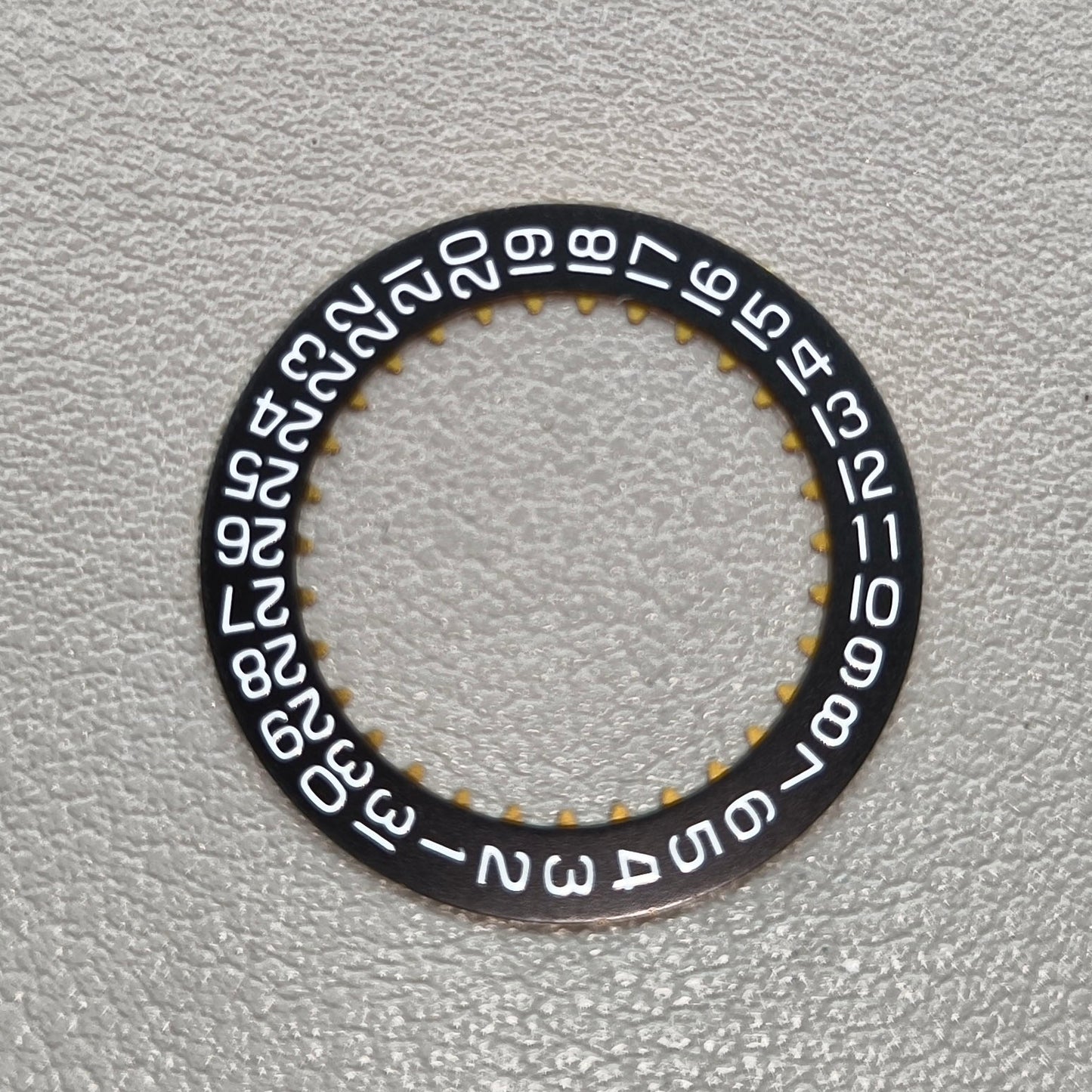 Black Date Disk Wheel Date Wheel Original for ETA 7750 Movement Date@3