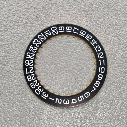 Black Date Disk Wheel Date Wheel Original for ETA 7750 Movement Date@3