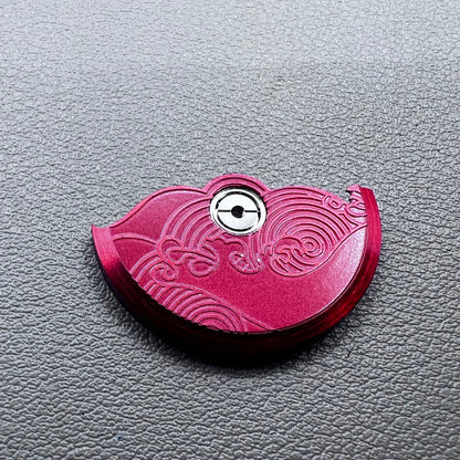 Modified Red Auspicious Clouds Rotor Oscillating Weight for NH35 NH36 Movement