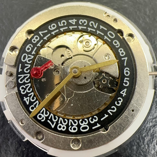 Tianjin Seagull ST2555 watch with black dial, automatic movement, small second at 9 o'clock, premium accessory