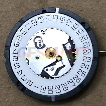 Watchmaker ISA 2320 white dial quartz watch with date at 3 repair part accessory