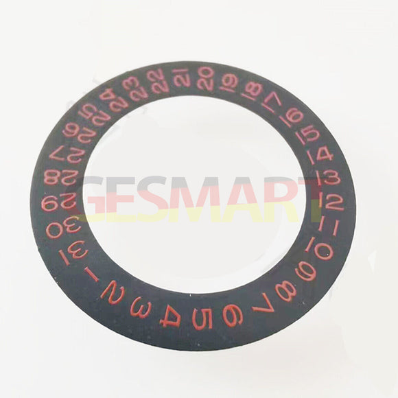 Red Font Date Wheel Overlay for ETA2824 2836 Miyota 8215/8200 Movement Date@3