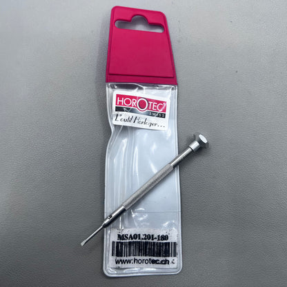 Horotec MSA01-201-180 1.80mm precision screwdriver for watch repair, no spare blades included.
