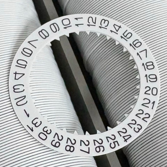 1. White date disk wheel set for OS20 OS10 watch movements, essential repair parts.