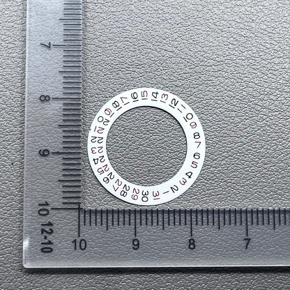 Date@3 Red Odd Date Wheel Overlay for Miyota 8215 8200 ETA2824 2836 Movement