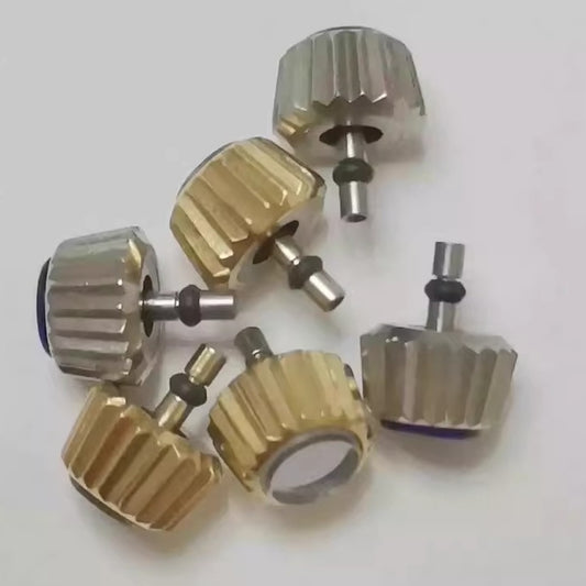 Original Japan-made Seiko 7T62 7T92A watch crown replacement part for precise timekeeping.