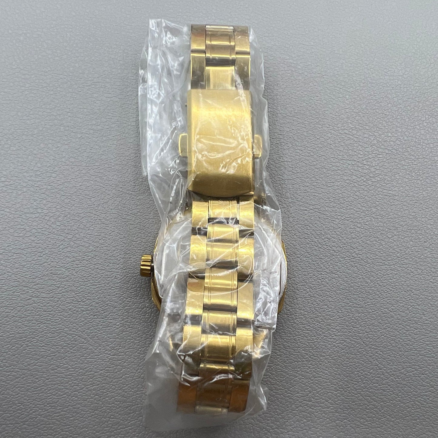 33mm Shanghai Mechanische Handaufzugsuhr Goldene Eckige Gehäuse 17 Steine