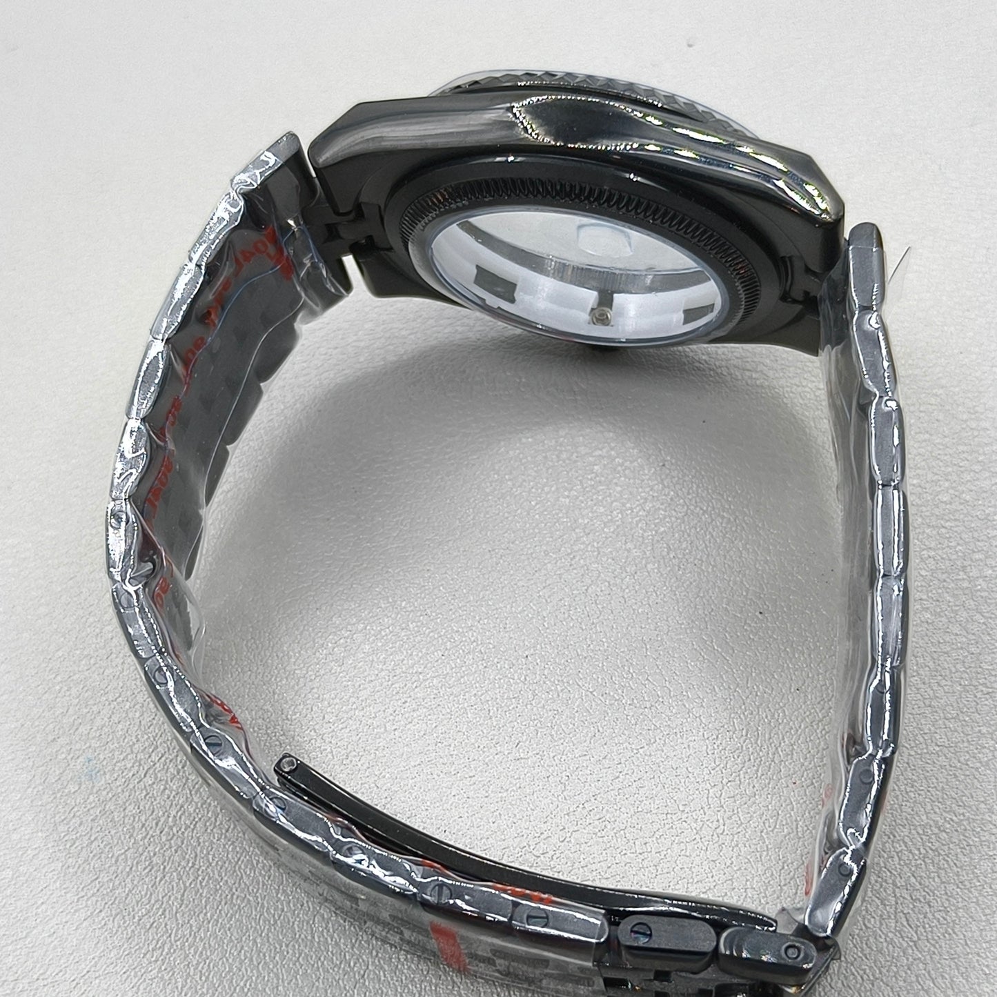 39.5mm Land-Dweller Watch Case Set with Strap Lume Sapphire Glass Fit NH35