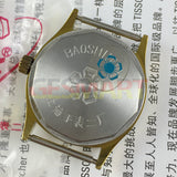 33mm Shanghai Manual Mechanical Watch Golden Nail White Dial Single Calendar