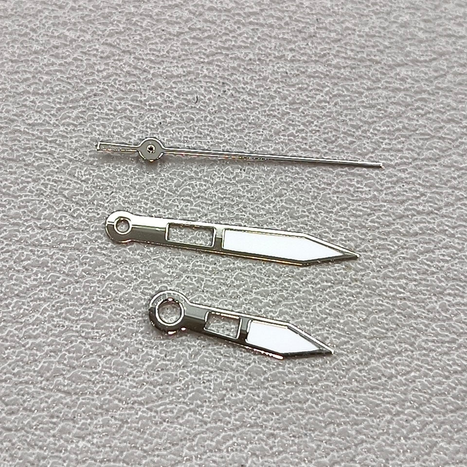 2 Sets/Pack Silver Watch Hands Green Lume for Miyota 2315 2035 2036 2115 2305