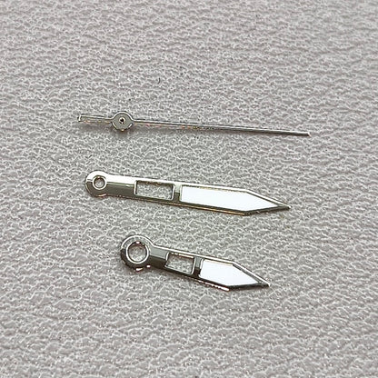 2 Sets/Pack Silver Watch Hands Green Lume for Miyota 2315 2035 2036 2115 2305