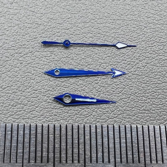 18 5X15 1X10 9mm Blaue Leuchtzeiger Uhr ETA2836 2824 2892A2 Set modifiziert