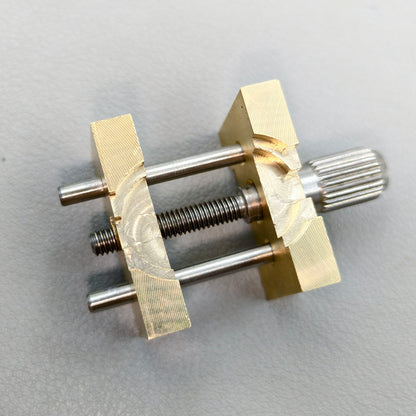 2 PIECES Watch Movement Holder Clamp Vise Copper Vintage Small & Big Size