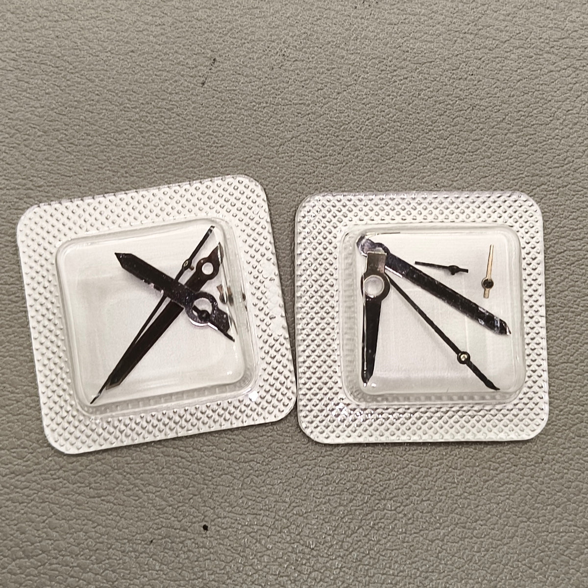 6 Pins Silver Trim Black Painted Watch Hands Fit for ETA/Dandong 7750 M005.0/M005.1