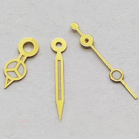 8x8x5mm Golden Trim Green Lume Watch Hands Set for NH05 NH06 Movement