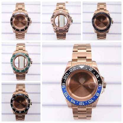 40mm Watch Case For NH35 NH36 NH70/8215/Eta2824 PT5000 NH34 Sapphire Glass