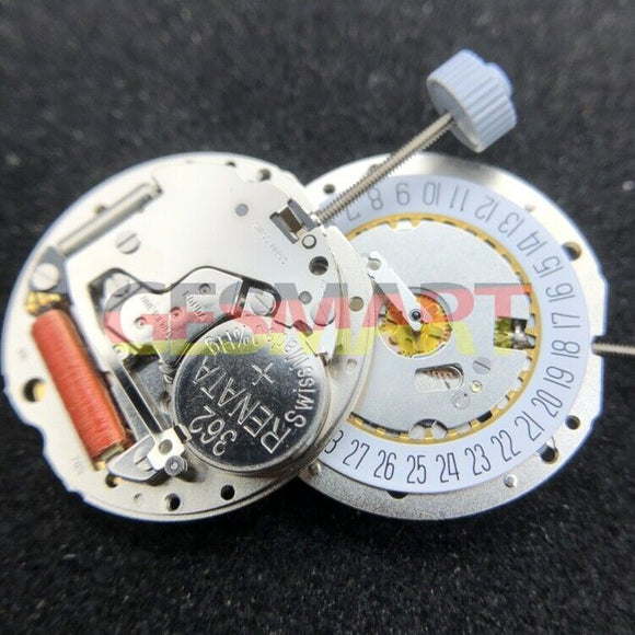 Ronda 785 3 Hands Quartz Watch Movement Date At 3/6 Quartz Movement