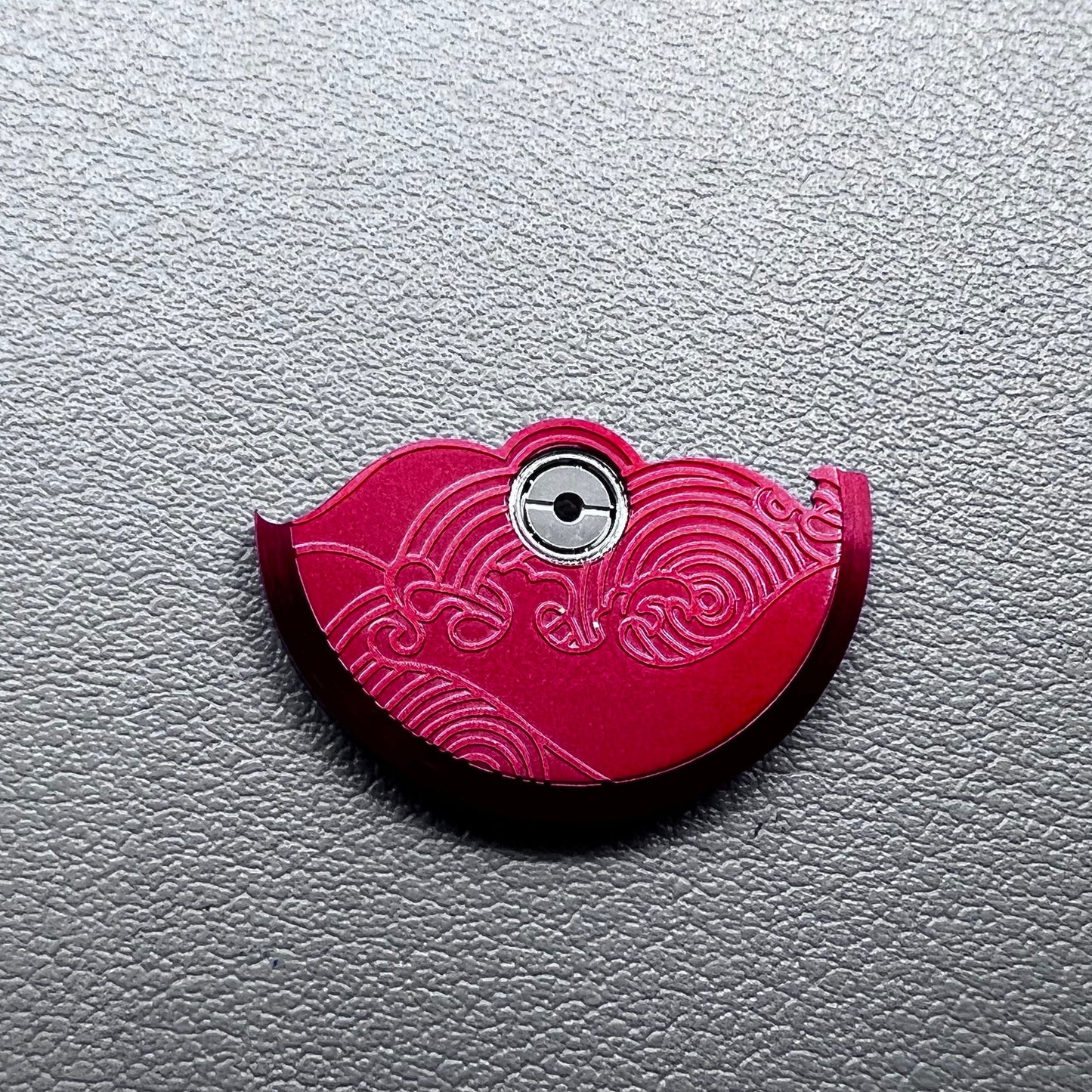 Modified Red Auspicious Clouds Rotor Oscillating Weight for NH35 NH36 Movement