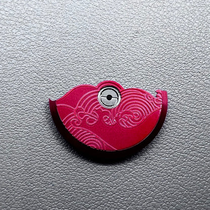 Modified Red Auspicious Clouds Rotor Oscillating Weight for NH35 NH36 Movement