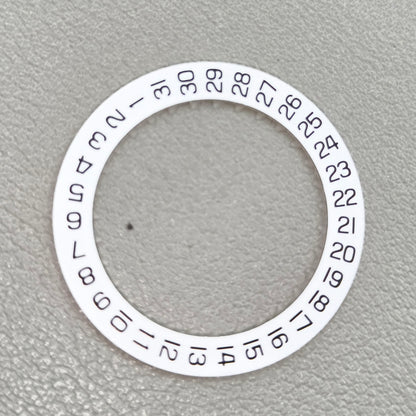 White Date Disk Wheel Date Wheel Generic for ETA C01.211 Movement Date@3