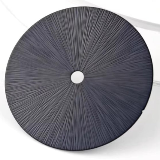 Black 28.5mm solar radiation pattern watch dial, fits ETA2824 movement for custom watch builds.