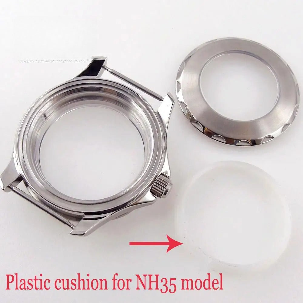 41mm Sapphire Watch Case For NH35 NH36 Miyota 8215 821A ETA 2836 DG 2813