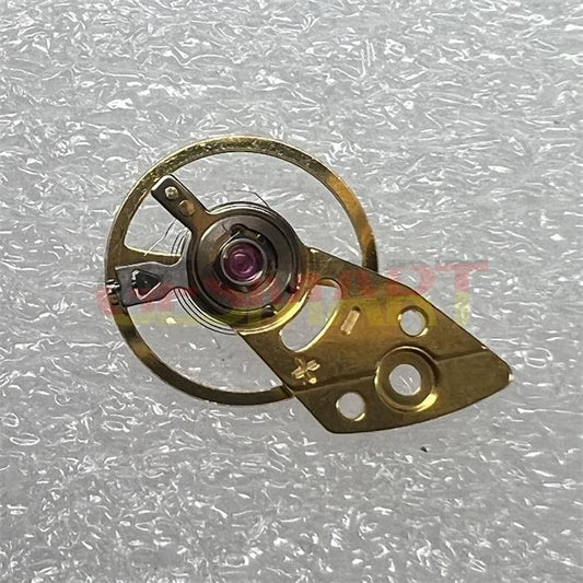 Japan Made Golden Complete Balance Wheel with Splint for Miyota 8N24 Movement, precision watch part