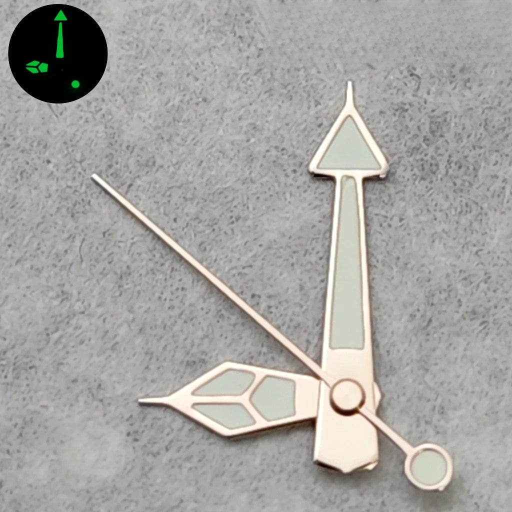 Modified Multicolor C3 Green Luminous Watch Hands For NH35/NH36/4R/7S Movement