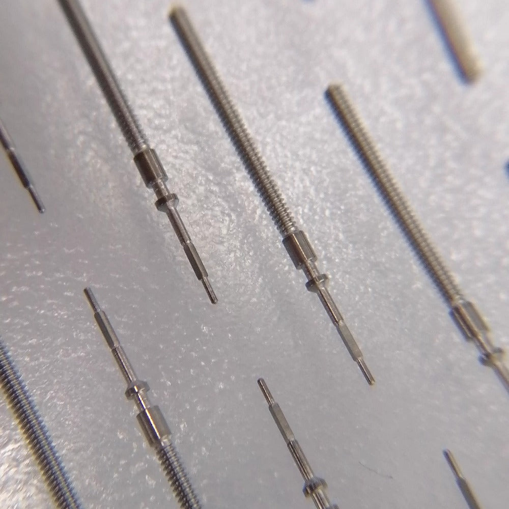 Set of 5 Miyota 6S10/6S20 quartz watch stems for precise watch repair and maintenance