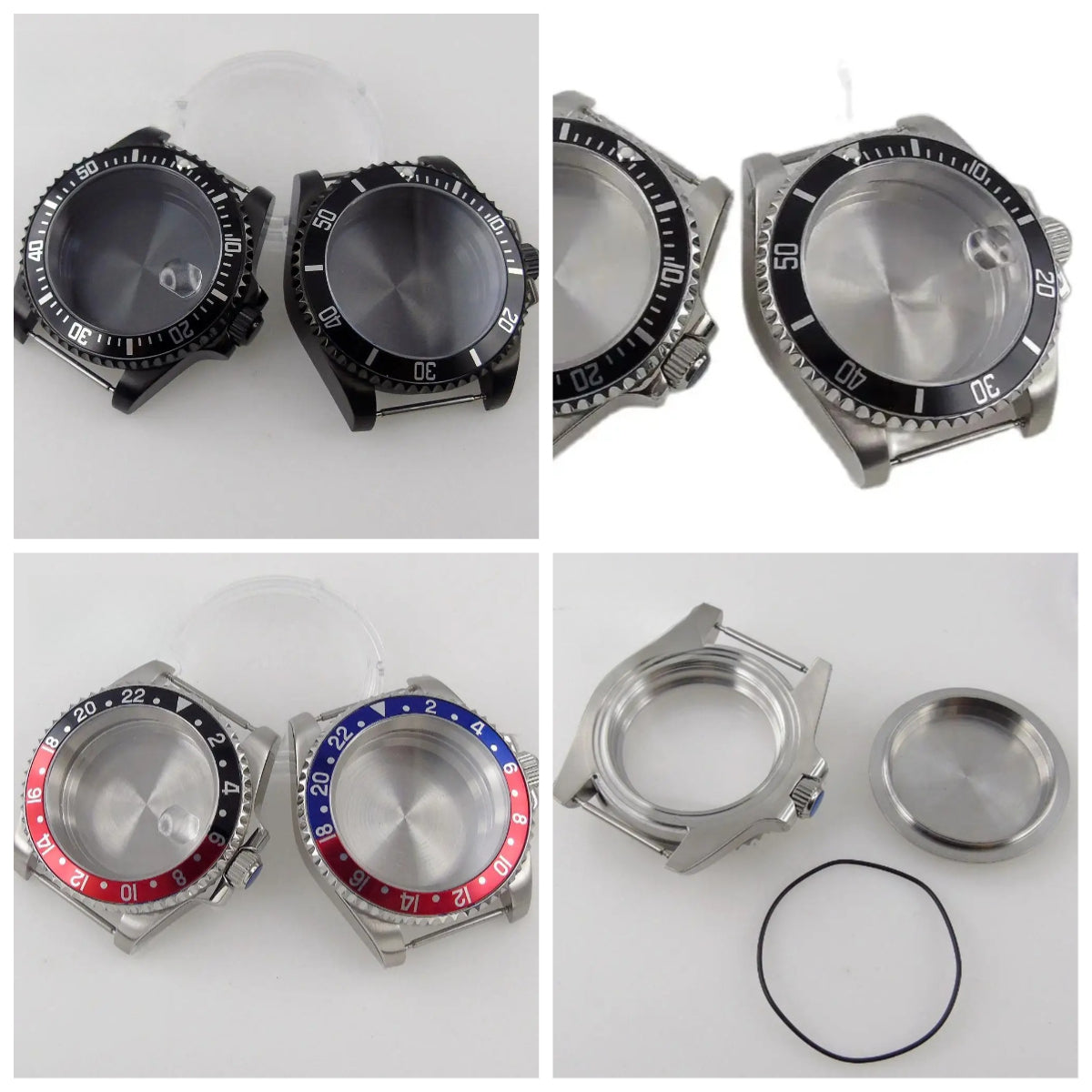 40mm Sapphire Watch Case For NH35/NH36 Miyota 82Series DG2813 3804 ETA 2836