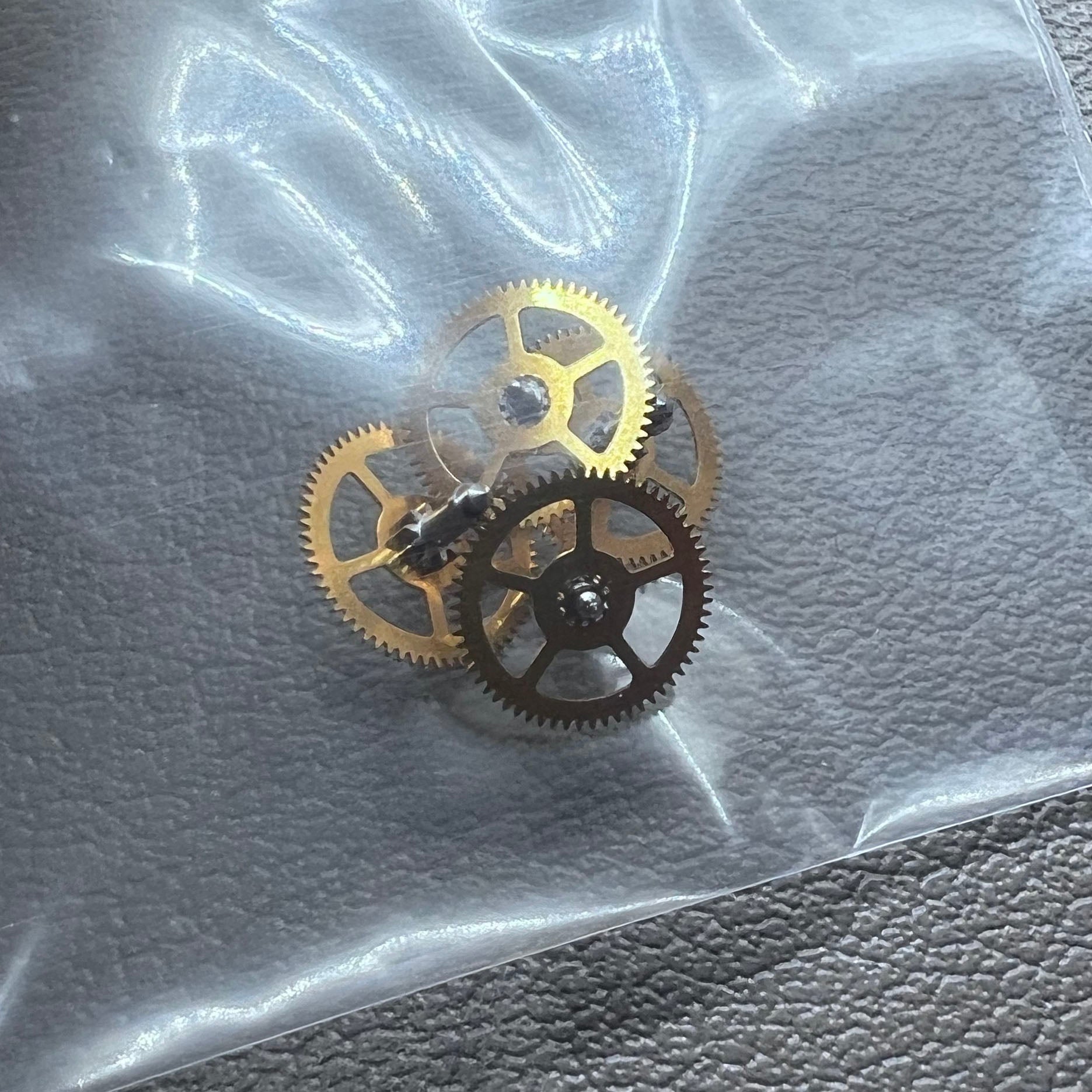 Set of 2 ETA C01.211 movement reduction wheels for precise watch accessory repair.