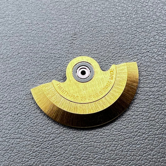 Golden Rotor PT5000 oscillating weight for ETA2824/PT5000 movement, enhances watch winding efficiency.