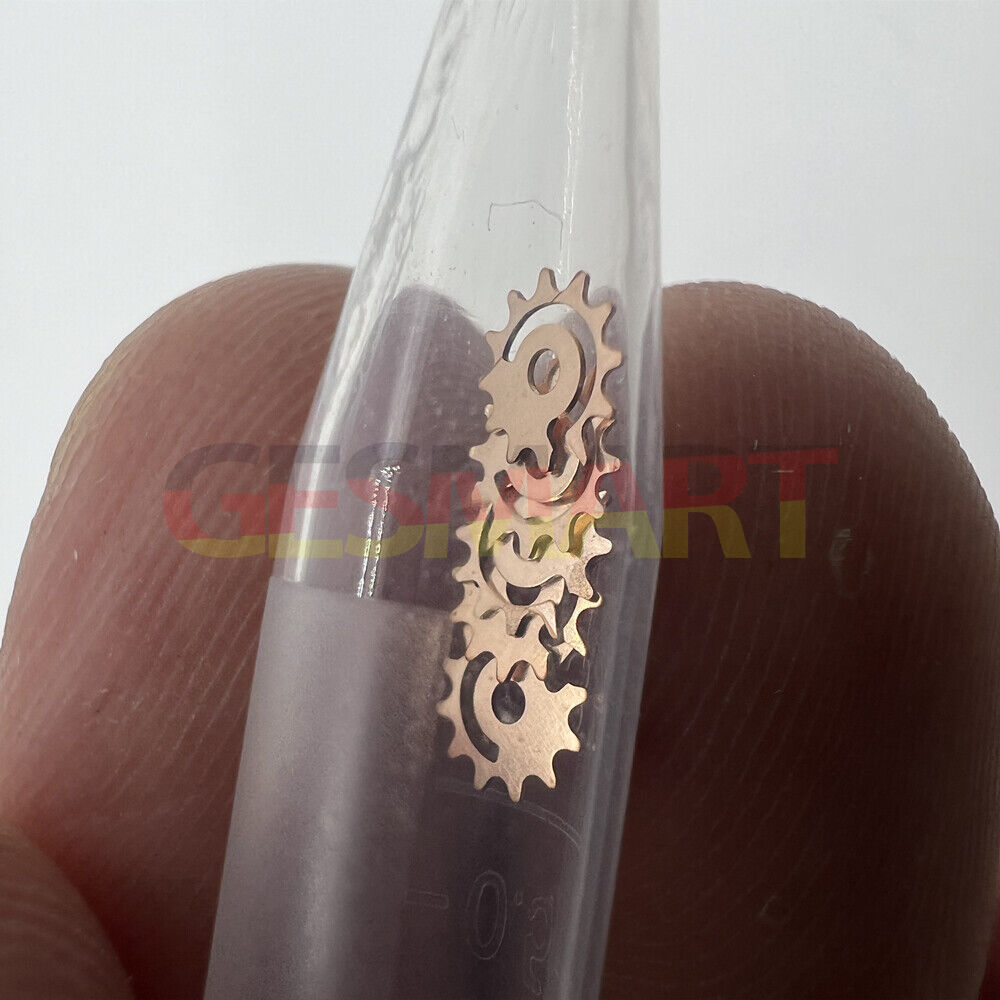 Date indicator driving wheels compatible with Ronda 705/715/515/505 watch movements for precision repair.