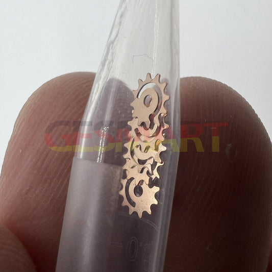 Date indicator driving wheels compatible with Ronda 705/715/515/505 watch movements for precision repair.