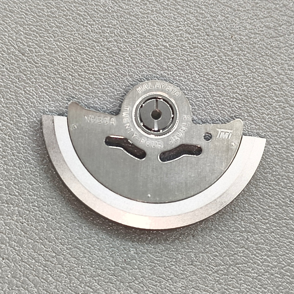 Replacement Silver Rotor Oscillating Weight Generic for NH36 Movement