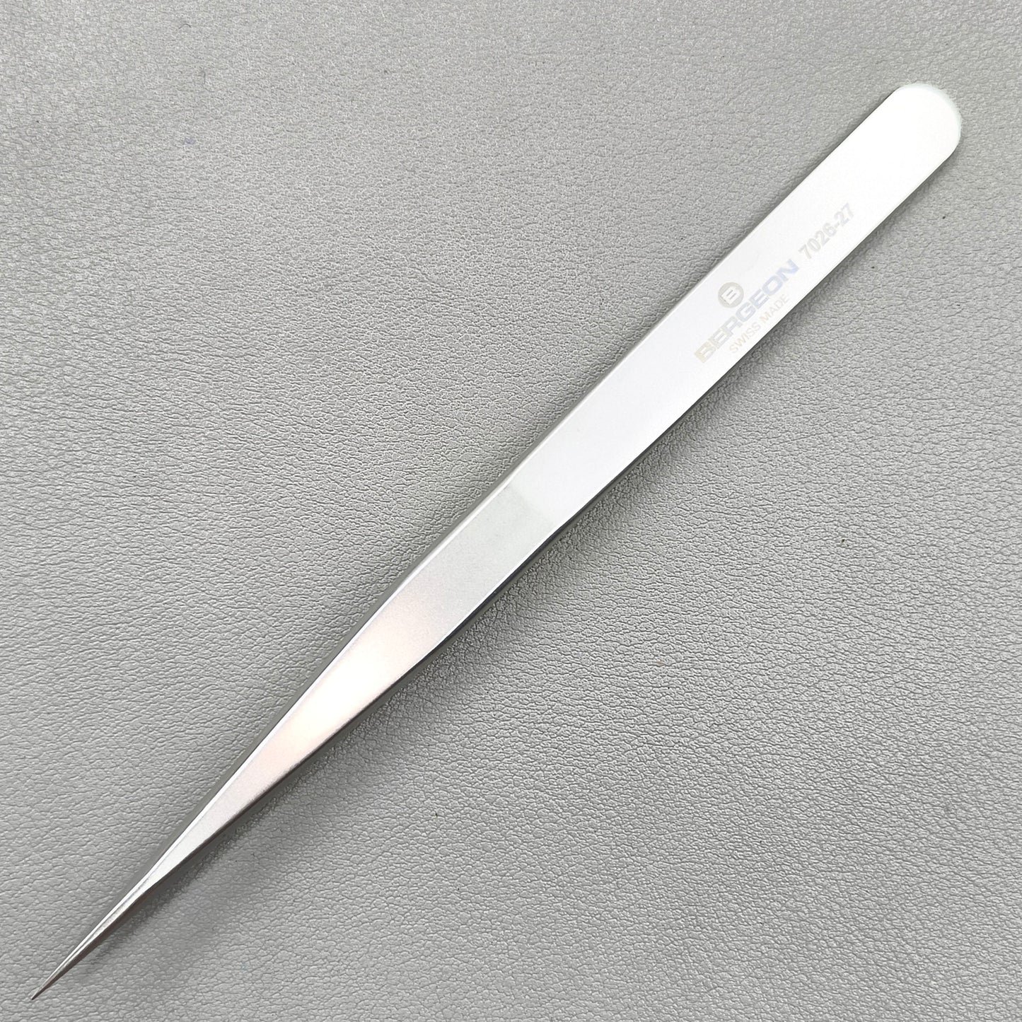 Swiss Bergeon 7026-27 Series Anti-Magnetic Tweezers Stainless Steel